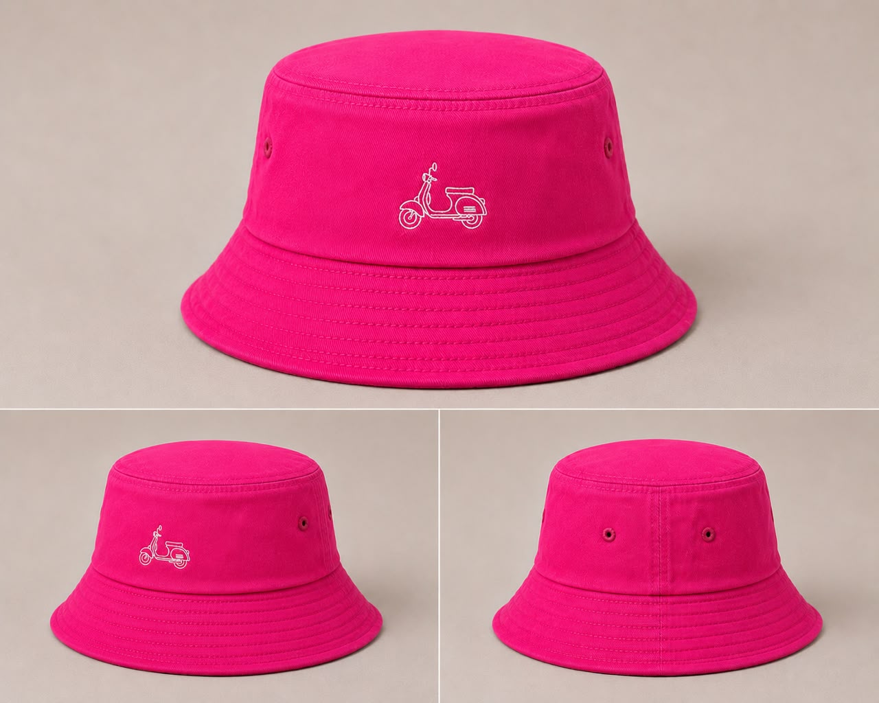 "Vespa" Bucket Hat