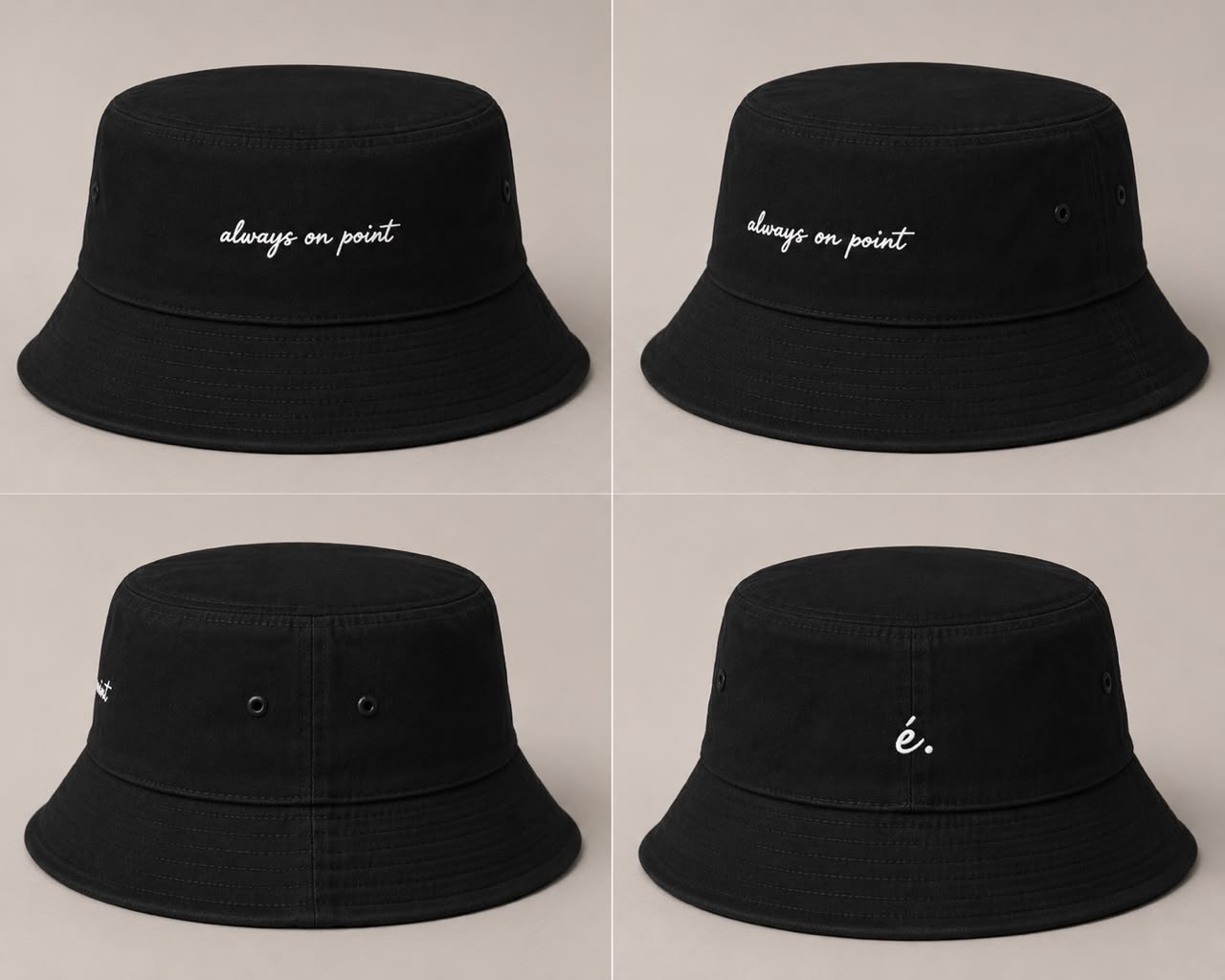 "always on point" Bucket Hat